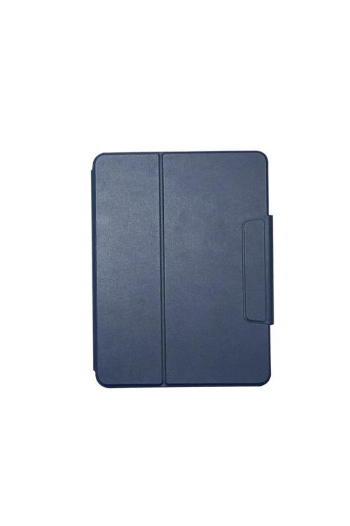 İpad Air 11 2025 M3 Spin Detachable Folio Pu Ayrılabilir Kalem Bölmeli Standlı Kılıf Lacivert