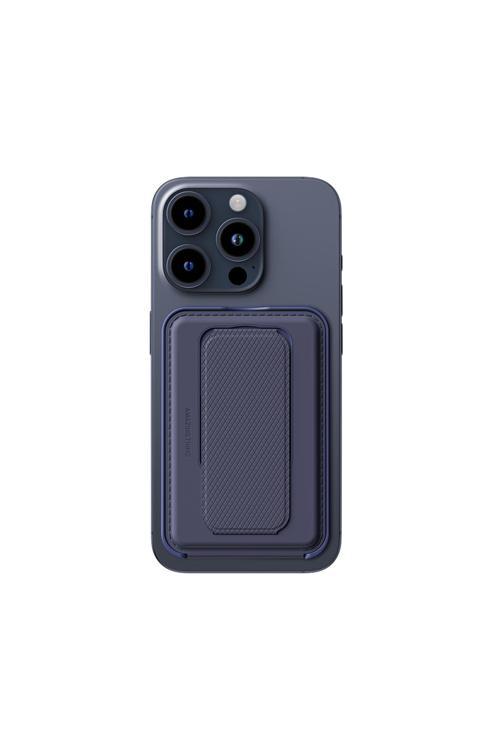 Glamour Link Fonksiyonel Çok Yönlü Grip Standlı Magnetik Kartlık Mavi