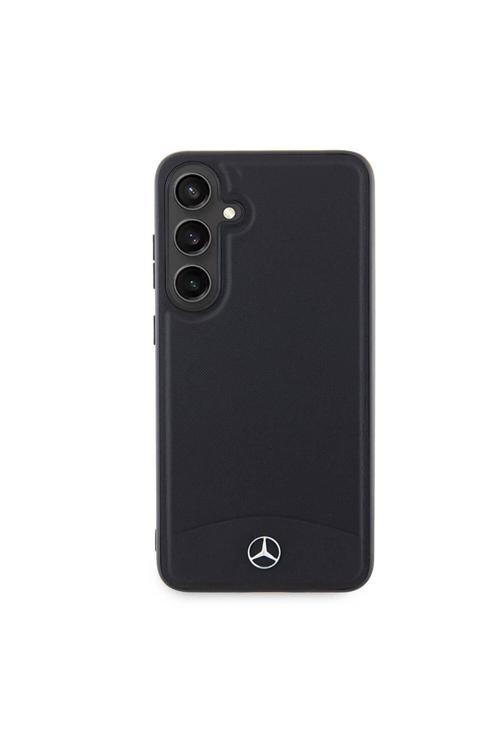 Galaxy S24 Plus Uyumlu Kılıf Lisanslı Magsafe Özellikli Deri Dokumalı Sade Kapak Siyah