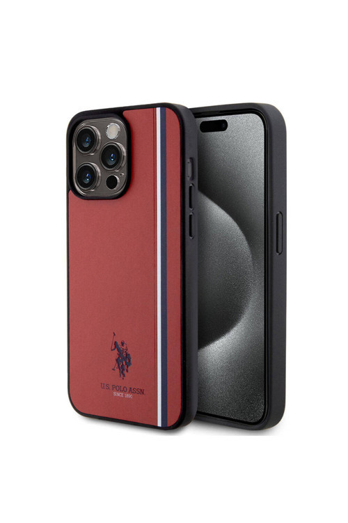 Apple Iphone 15 Pro Max Uyumlu Kılıf Lisanslı Üç Renk Şerit Tasarımlı Baskı