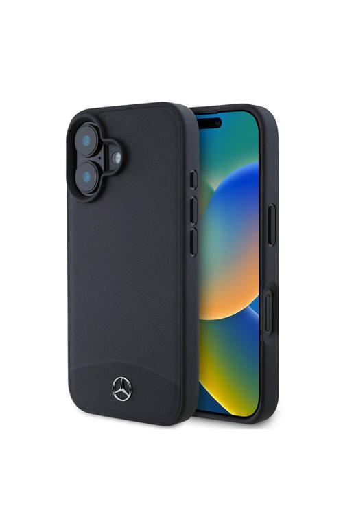 İphone 16 Uyumlu Kılıf Lisanslı Magsafe Özellikli Dokulu Ve Düz Deri Siyah