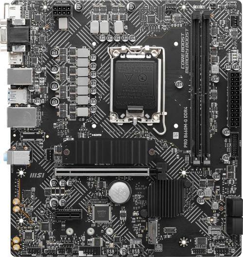 Pro B660m-g Ddr4 Soket 1700 Ddr4 4600(oc) Pcı-e Gen 4 .m.2 Usb3.2 1x 2.5g Lan Matx