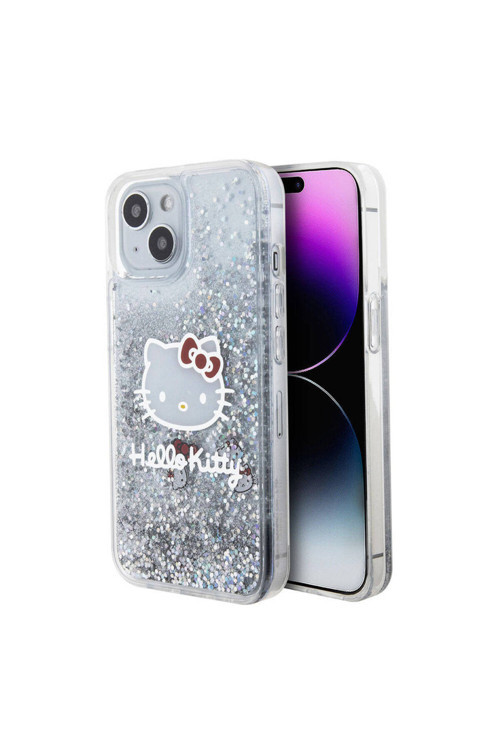 Apple Iphone 15 Uyumlu Kılıf Lisanslı Ikonik Sıvılı Glitter Kapak