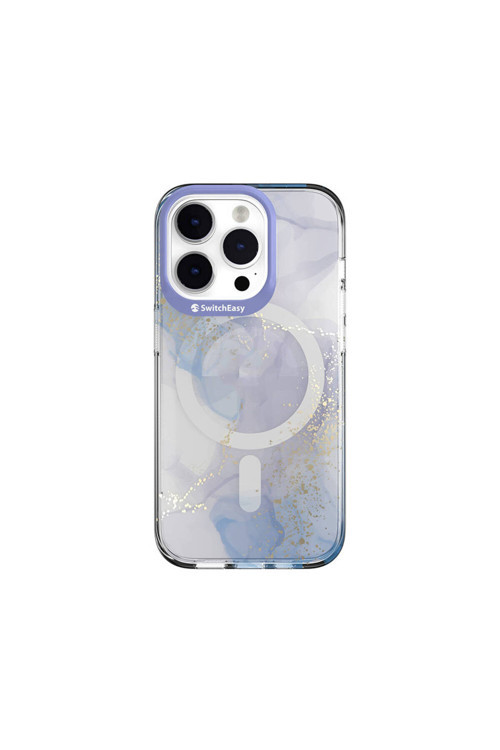 İphone 14 Pro Uyumlu Kılıf Magsafe Özellikli Çift Imd Baskılı Lisanslı Artist-M Veil Mor