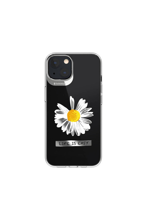 İphone 13 Uyumlu Kılıf Çift Imd Baskılı Lisanslı Artist Daisy Kapak Şeffaf
