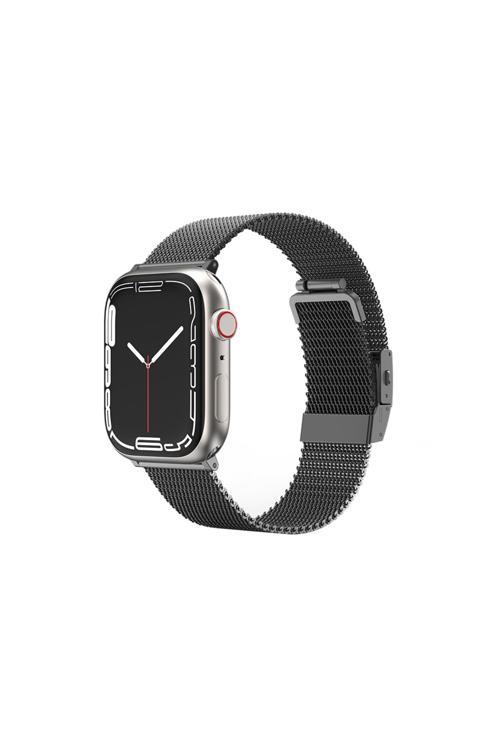 Watch 7 41Mm Titan Metal Hasır Kordon Siyah