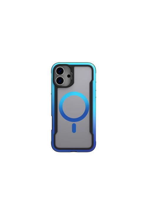 İphone 16 Pro Uyumlu Kılıf Uyumlu Airbagli Shield 2.0 Serisi Şeffaf Arka Yüzey Kapak Turkuaz