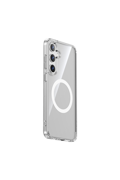 Galaxy S24 Plus Uyumlu Kılıf Magsafe Şarj Özellikli Airbagli Şeffaf Lucentpro Serisi Kapak