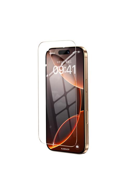 İphone 16 Pro Max Uyumlu 0.3Mm Invisiwarrior Ekranı Tam Kaplayan Full Şeffaf Ekran Koruyucu