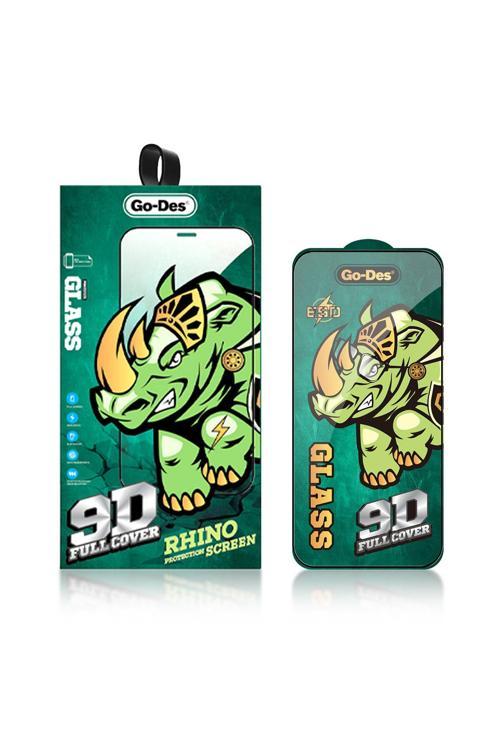 İphone 16E Go Des 9D Full Cover Temperli Cam Ekran Koruyucu
