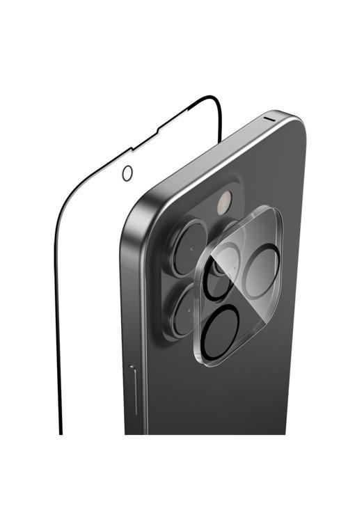 İphone 16 Pro Raptic Temperli Ekran Ve Lens Koruyucu 2'Li Set