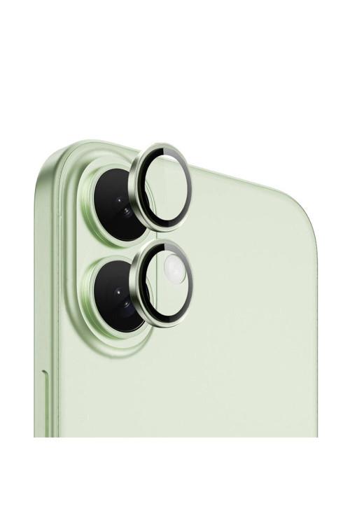 16 Uyumlu Lg-004 Pvd Lens Guard Metal Kamera Lens Koruyucu Yeşil