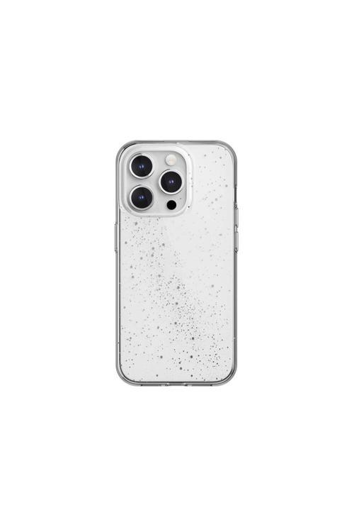İphone 15 Pro Uyumlu Kılıf  Imd Baskılı Bumper Lisanslı Switcheasy Cosmos Starlight Şeffaf