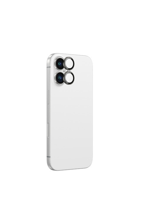İphone 16 Plus Anti Reflective Kamera Lens Koruyucu Uygulama Aparatlı Siyah