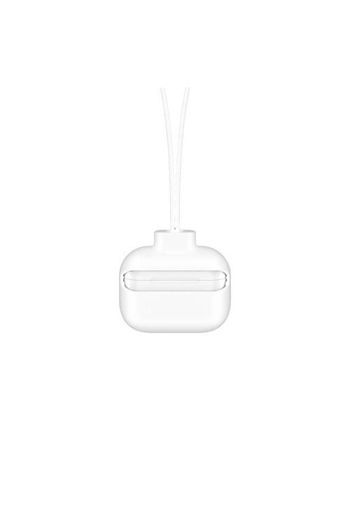 Airpods Pro Uyumlu Kılıf Boyun Askılı Jelly Bean Tasarımlı Lisanslı Switcheasy Colorbuddy Beyaz