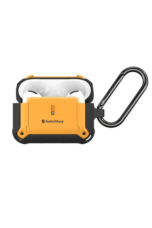 Airpods Pro 2 Uyumlu Kılıf Askılı Sağlam Tasarımlı Lisanslı Switcheasy Guardian Sarı