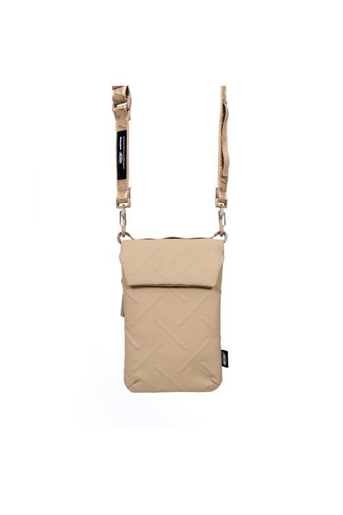 Çapraz Vücut Çantası Sling Pouch Juno Cross-Hatch Naylon Scout Boyun Askı Kayışlı Haki