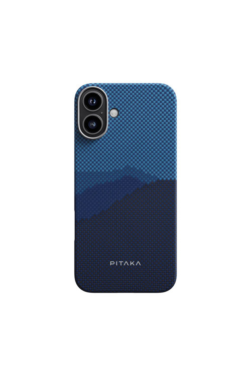 İphone 16 Plus Kılıf Magsafeli Aramid Fiber Pitaka Tactile Woven Starpeak Serisi Over The Horizon