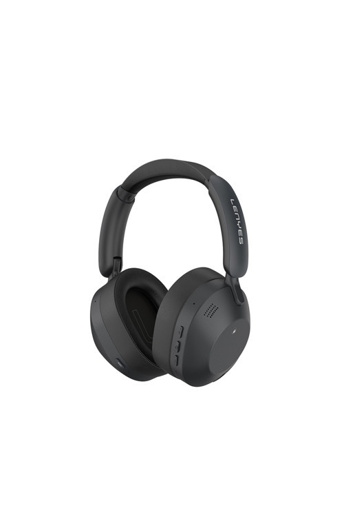 Anc Özellikli Enc Teknolojili Kulak Üstü Bluetooth Kulaklık Lh28 V5.4 Siyah