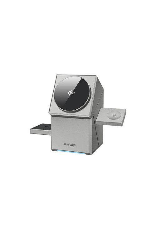 Qi2 Teknolojili Kablosuz Şarj Standı 3İn1 Magsafe Uyumlu Telefon&Akıllısaat&Kulaklık 15W Rw-47