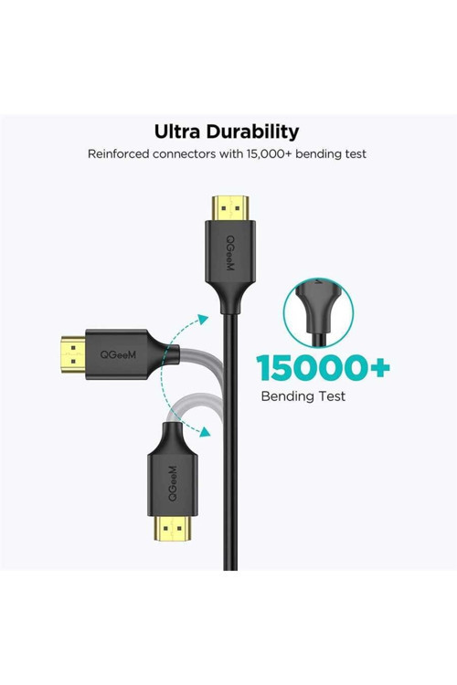 Qg-Av19 Micro Hdmı To Micro Usb Kablo 183 Cm 4K Görüntü Aktarım Kablosu