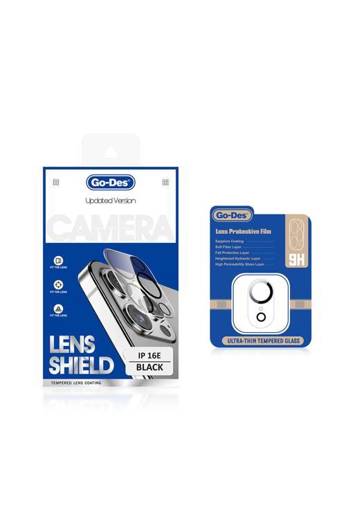 İphone 16E Çizilme Önleyici Go Des Lens Shield Cl-14 Kamera Lens Koruyucu Şeffaf