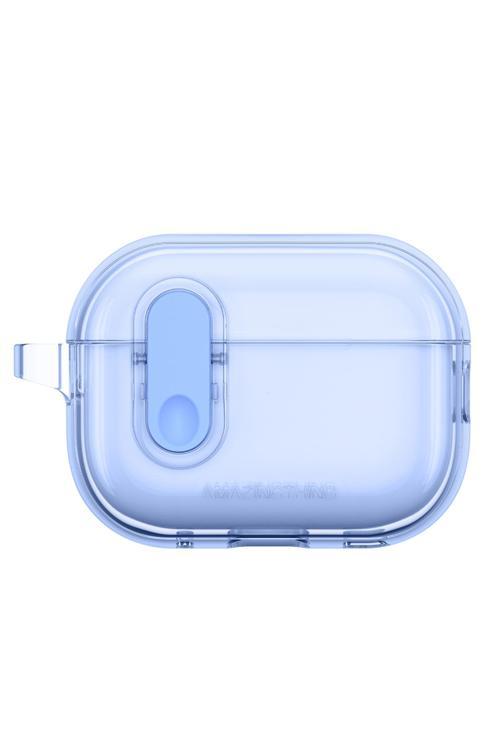 Airpods Pro 2 Kılıf Magnetik Kilit Tasarımlı Minimal Serisi Kılıf Mavi