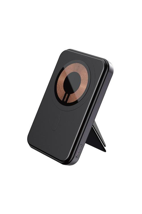 Trio Standlı Wireless Ve Pd Hızlı Şarj Özellikli Powerbank 15W 5000Mah Siyah