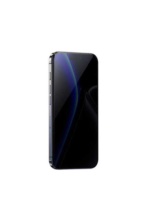 İphone 15 Plus Uyumlu Hd Hayalet Ekran Koruyucu Glass Warrior Privacy Uygulama Aparatlı