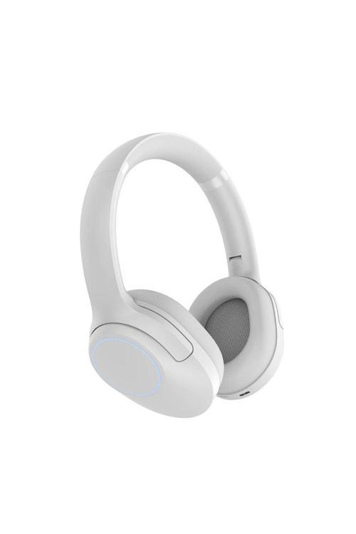 Kulak Üstü Bluetooth Uyumlu Kulaklık Lapas Lp-Hd003 Rgb Led Işıklı Bluetooth V5.4 Gri