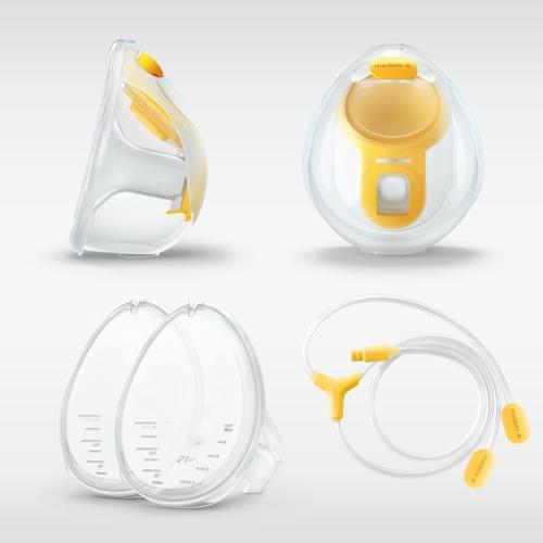 HANDS-FREE BREAST MILK COLLECTION CUPS