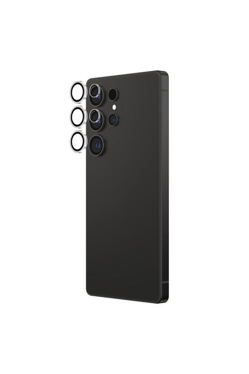 Galaxy S25 Ultra Amazingthing Titan Safir Kamera Lens Koruyucu Uygulama Aparatlı Şeffaf