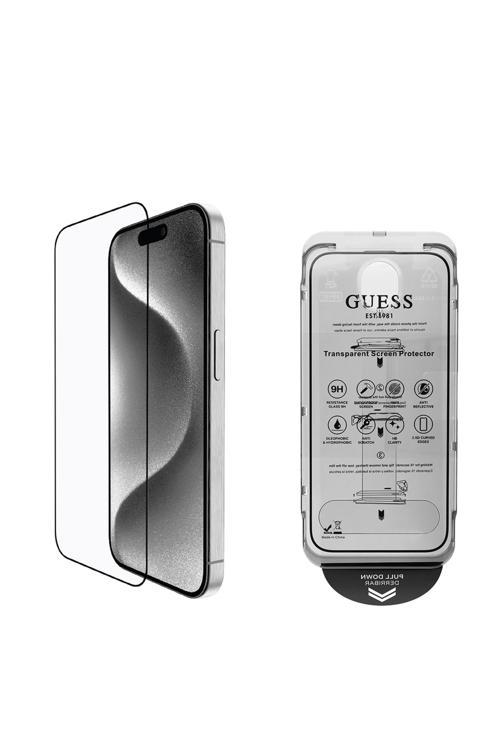 İphone 16 Lisanslı Temperli Cam Ekran Koruyucu Uygulama Aparatlı Kolay Kurulum Outline Serisi