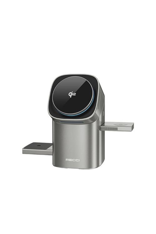 Rw05 Qi2 Şarj Teknolojili 3İn1 Kablosuz Şarj Standı Telefon&Akıllı Saat&Kulaklık Uyumlu 15W