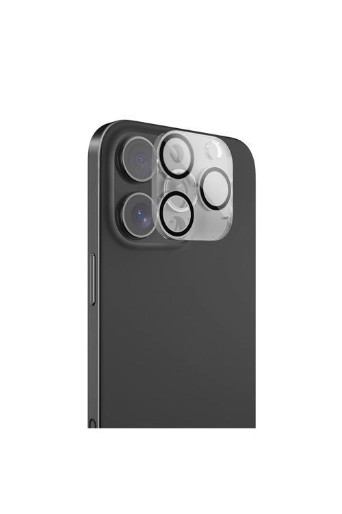 İphone 16 Pro Max Glass Serisi Kamera Lens Koruyucu Şeffaf