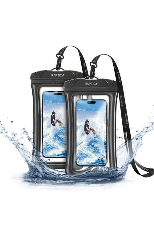Rt1096 Water Proof Serisi Ipx8 Sertifikalı Universal Su Geçirmez 7.2 İnç Kılıf Siyah