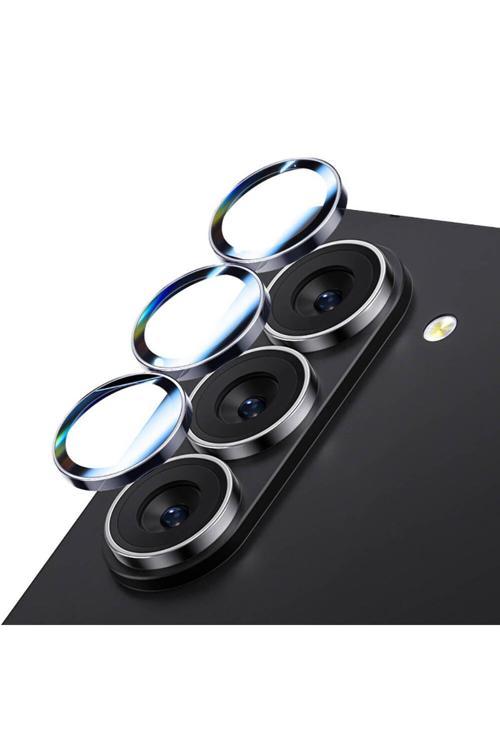 Galaxy Z Fold 6 Uyumlu Kamera Lens Koruyucu King Kong Gümüş
