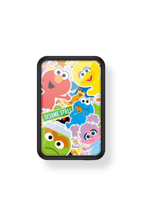 Kablosuz Magsafe Taşınabilir Powerbank Casebang Mp12 Battery Pack Sesame Street Serisi 6000Mah