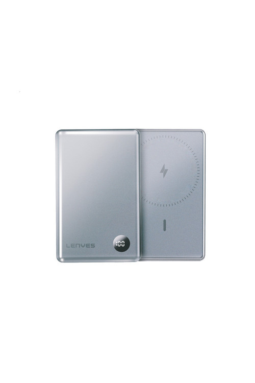 Pw137D 20W Ultra İnce Dijital Led Ekranlı Wireless Powerbank 15W 10000Mah Füme