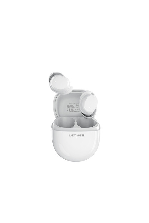 Air 301 Acs Panoramic Surround Sound Kulak İçi Bluetooth Kulaklık V5.3 Beyaz