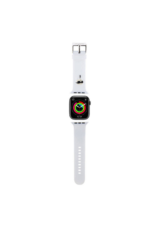 Watch 7 41Mm Uyumlu Kordon Lisanslı İkonik Karl Head Logolu Strap Kayış