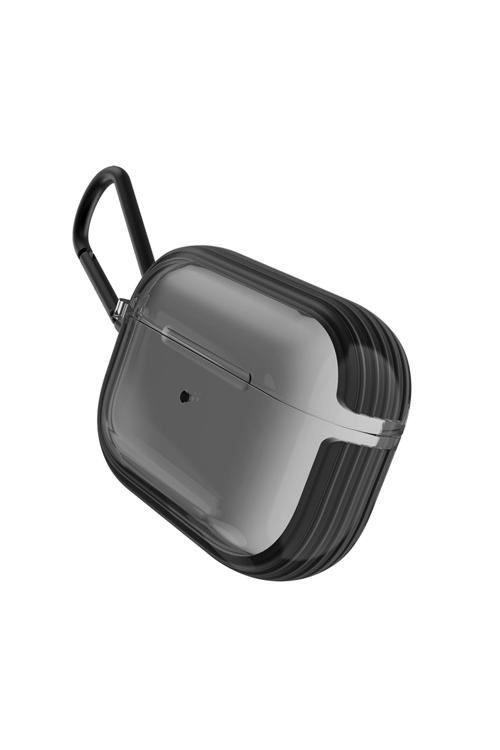 Airpods Pro Clear Serisi Askı Aparatlı Kulaklık Kılıfı Siyah