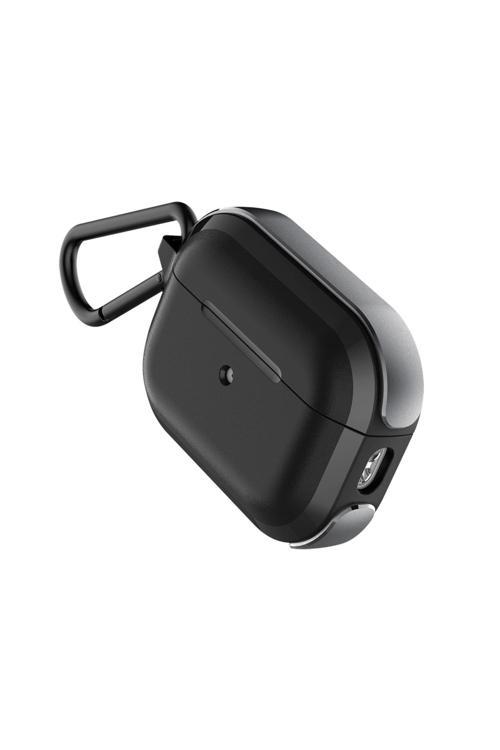 Airpods Pro 2 Trek Serisi Askı Aparatlı Kulaklık Kılıfı Siyah