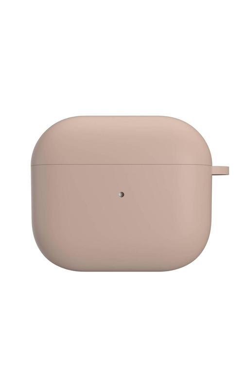 Airpods 3. Nesil Uyumlu Kılıf Yumuşak Likit Silikon Tasarımlı Lisanslı Skin Pembe