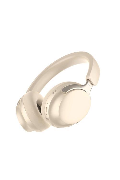 Aktif Gürültü Önleyici Anc Özellikli Kulak Üstü Bluetooth Kulaklık Lapas Lp-Hd001 V5.4 Krem
