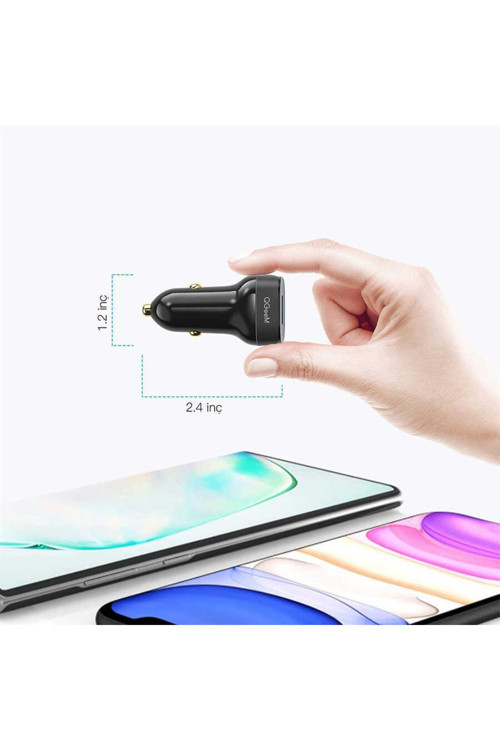 Qg-Chap03 Usb - Pd Portlu 52.5W Araç Şarj Aleti 12/24V Hızlı Şarj