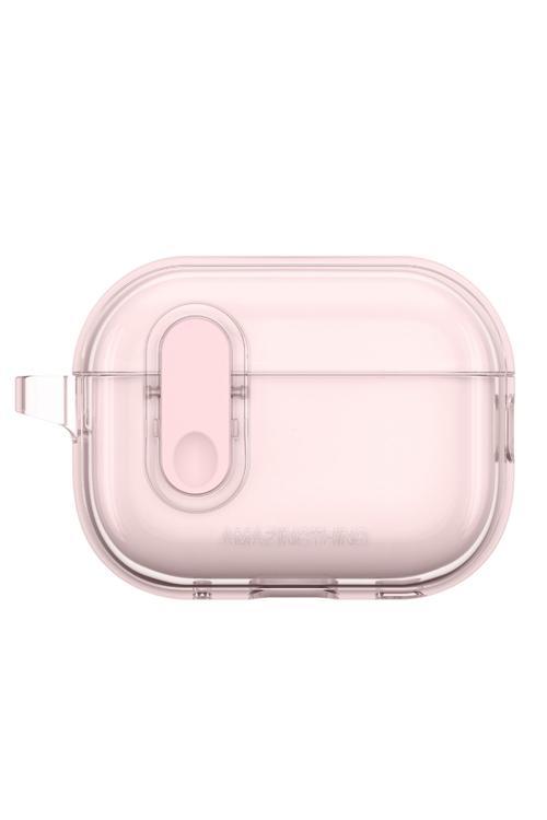 Airpods Pro 2 Kılıf Magnetik Kilit Tasarımlı Minimal Serisi Kılıf Pembe