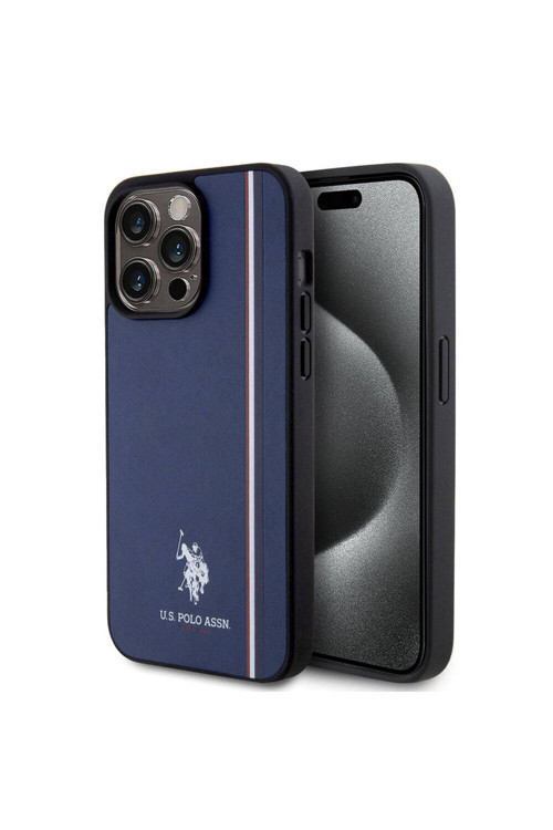 Apple Iphone 15 Pro Max Uyumlu Kılıf Lisanslı Üç Renk Şerit Tasarımlı Baskı