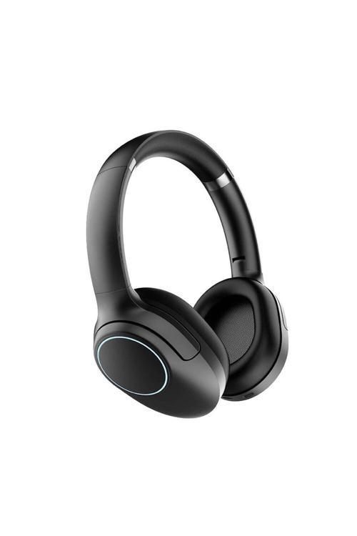 Kulak Üstü Bluetooth Kulaklık Lapas Lp-Hd003 Rgb Led Işıklı Bluetooth V5.4 Siyah