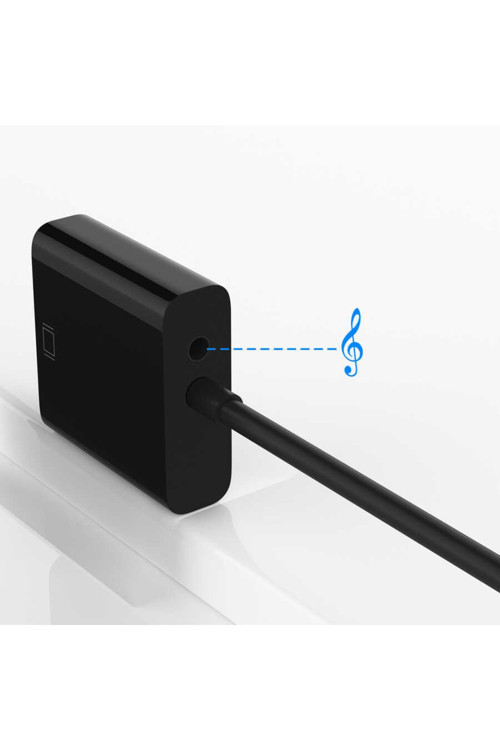 Qg-Hd08 Hdmı To Vga Dönüştürücü 1080P Full Hd Adaptör